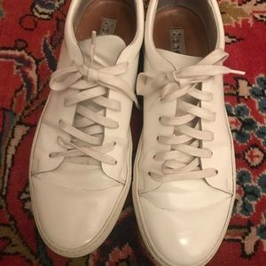 Acne Studios white leather Adrian Gray shoes
